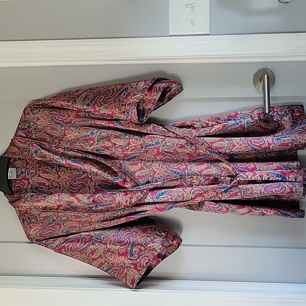 Gilligan & O'Malley Multicolor Paisley Blazer